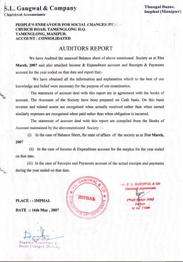 Audited Statement 2006-2007