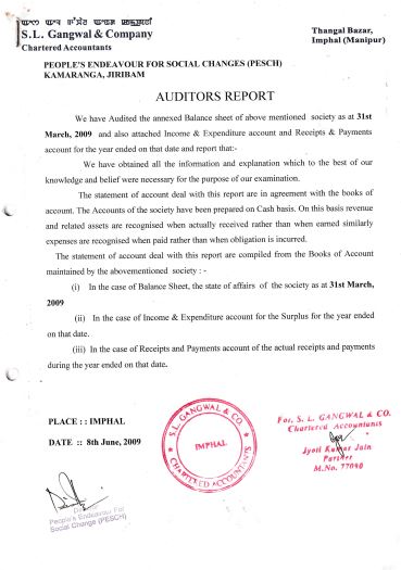 Audited Statement 2008-2009