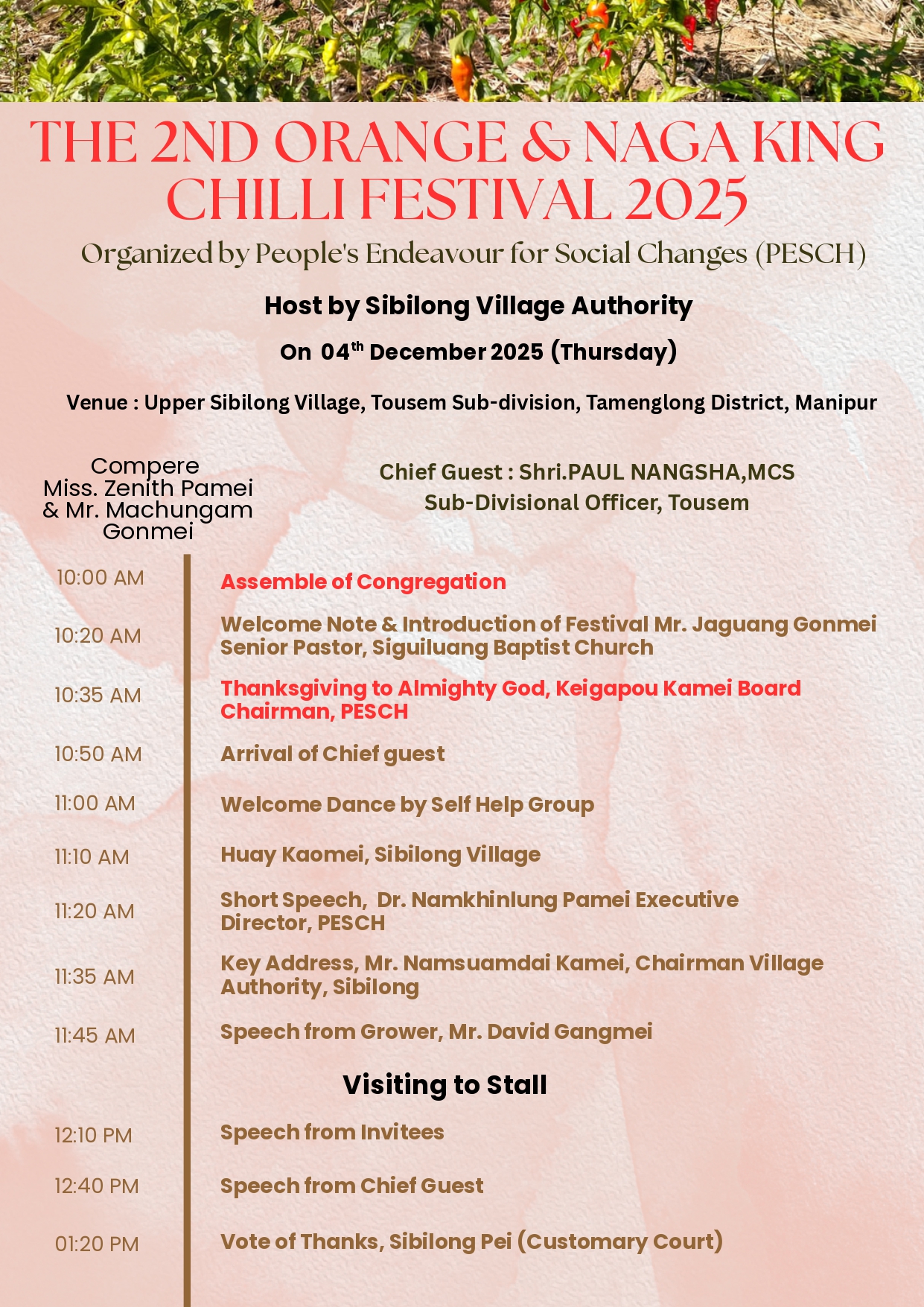Chilli & Orange Festival 2025